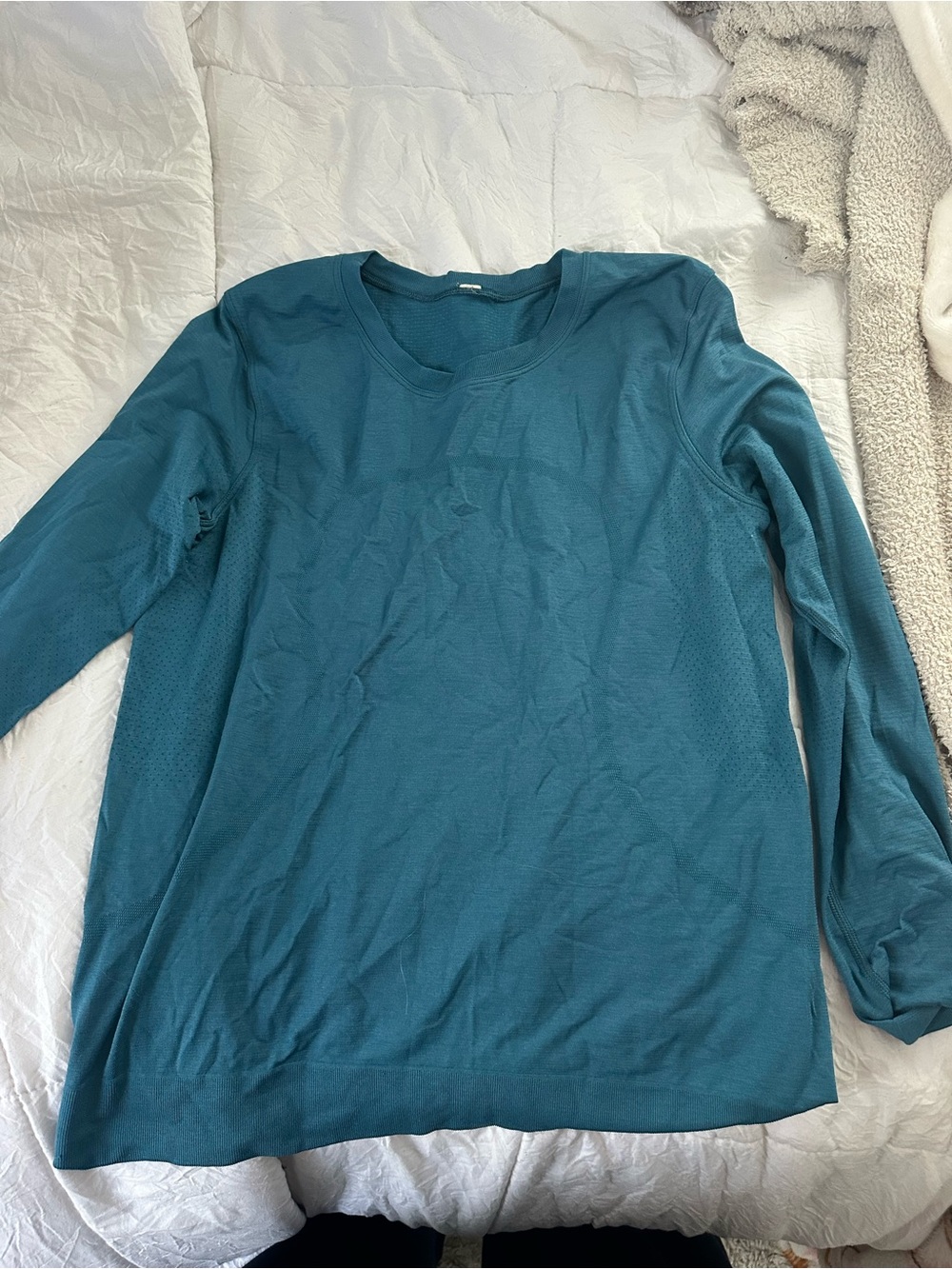 lululemon athletica Teal Long Sleeve Top